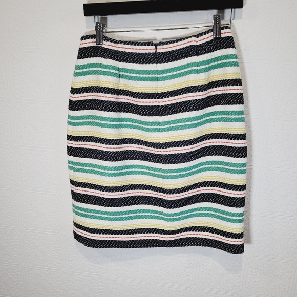 Brooks Brothers Costal Striped Pencil Skirt - Picture 3 of 8